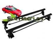 JOGO RACK DE TETO FIAT PALIO / SIENA 4P 96/2011 A&Ccedil;O PRETO