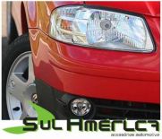 KIT FAROL AUXILIAR NEBLINA GOL G4 05/12 RCD C/ BOTAO (6P&Ccedil;&acute;S)