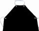 Avental pvc com forro 120 X 70 cm preto TECMATER