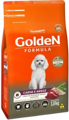 Ração Golden Formula Cães Adultos Carne Mini Bits 