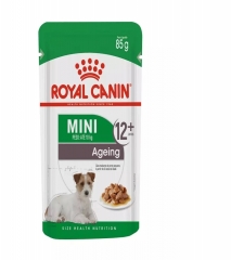 Alimento Umido Sache Royal Canin Cães Adultos Mini 12+ 85 Gr