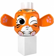 Firts Builders Peek A Blocks Esconde Esconde Tigre - Mattel GKX45-GKX48