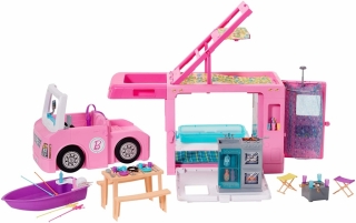 Barbie Playset Trailer dos Sonhos Mattel HCD46 - Star Brink Brinquedos