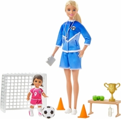 Treinamento De Futebol Barbie - Mattel GLM47