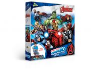 Quebra-Cabeça 120 Peças Grandão Avengers - Toyster 2752