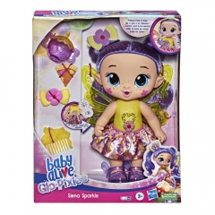 Siena Sparkle Glo Pixies Baby Alive - Hasbro F2593