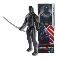 Boneco G.I. Joe Origins Snake Eyes Com Espada Ninja - Hasbro E8345-E8488