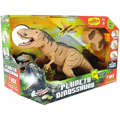 T-Rex Dinossauro Controle Remoto Com Som Luz E Fumaça - Toyng 042514