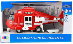Vermelho Helicóptero Resgate Mega City - BBR TOYS R3040