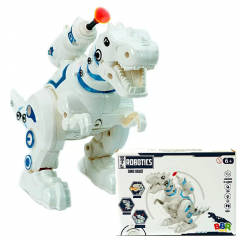 T-Rex Dino Robo Lançador De Dardos comSom E Luz - BBR TOYS R3024