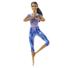 Barbie Feita Para Mexer Articulada Yoga Morena - Mattel GXF06
