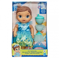 Morena Bebê Chá De Princesa Boneca Baby Alive - Hasbro F0032