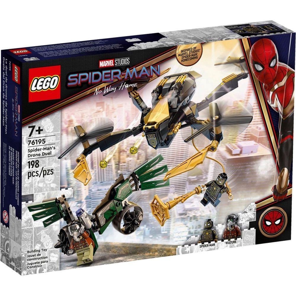 ノア❣️ Duelo De Drones Do Homem-Aranha Lego Marvel - LEGO 76195 - Noy