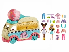 Polly Caminhão De Sorvete Doces Surpresa - Mattel HHX77
