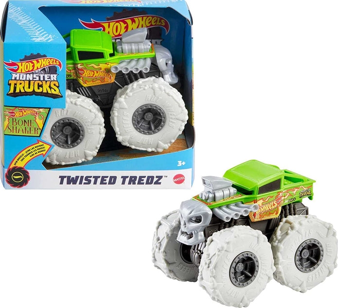 Hot Wheels Monster Trucks Veículo de Brinquedo Bone Shaker Die Cast Bone  Shaker