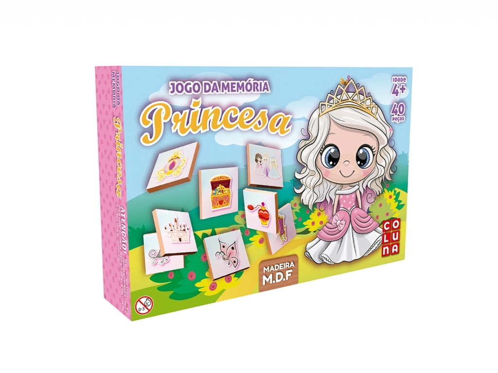 Princesas - Jogo de Memória - Toyster Brinquedos