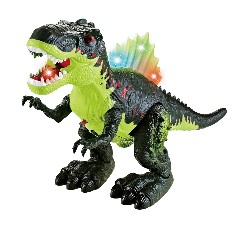 Amarelo T-Rex Cabeça Dinossauro Com Luz Som - Toyng 045143 - Noy Brinquedos