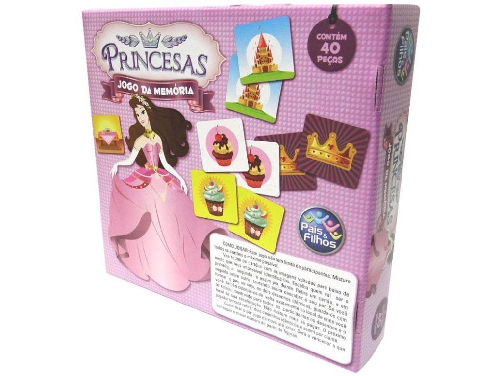 Jogo De Memória Toyster Princesa Disney 2562