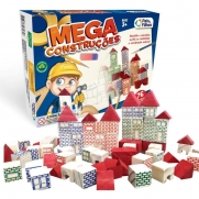 76 Peças Mega Construcões Em Madeira - Pais e Filhos 7395.1