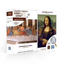 Monalisa E A Última Ceia Coleçao Obras De Arte Quebra Cabeça - Toyster 002936