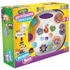 Mundo Bita Mesa Musical Infantil - Fun F0057-4