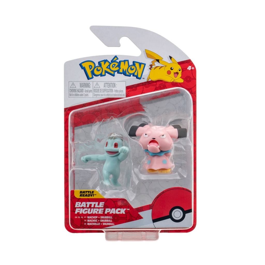 Machop Pack Figuras De Batalha Pokémon - Sunny 002778 - Noy Brinquedos