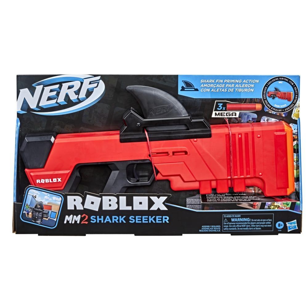 Mm2 Shark Seeker Nerf Roblox - Hasbro F2489 - Noy Brinquedos