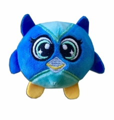 Azul Pelúcia Squish Olho Grande 7Cm - Toyng 046375