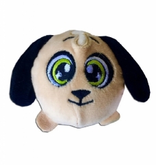 Cachorro Pelúcia Squish Olho Grande 7Cm - Toyng 046375