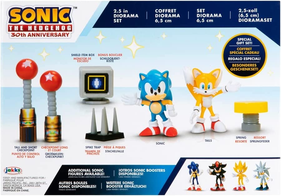 kit de Bonecos e Acessorios Diorama Set Sonic - Candide 3406