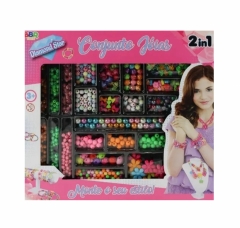 Kit 2 Em 1 Miçangas Conjunto Jóias - BBR Toys R3124
