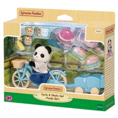 Bicicleta E Patins Menina Panda Sylvanian Families - Epoch 5652