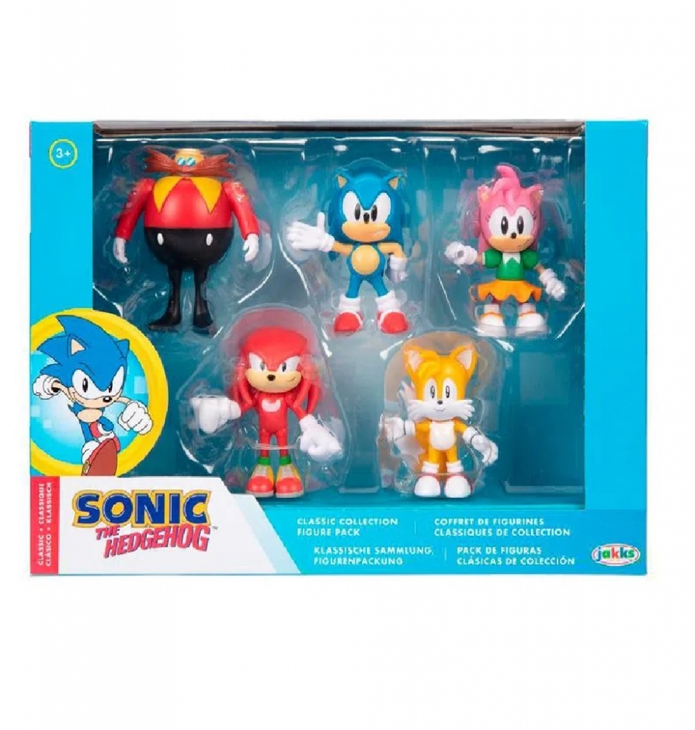 Pack Com 5 Personagens Sonic - Sunny 3440 - Noy Brinquedos