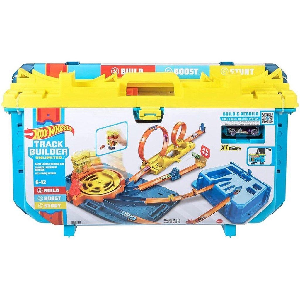 Pista Hot Wheels Track Builder Box Super Extreme Mattel GV Noy