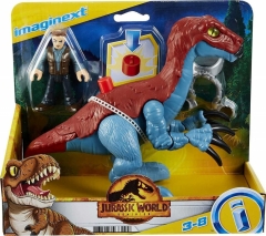 Jurassic World Dinossauro Therizinosaurus E Owen Imaginext - Mattel GVV63
