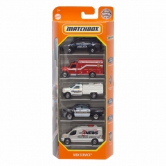 Pack Com 5 Matchbox Service - Mattel C1817-HFH14