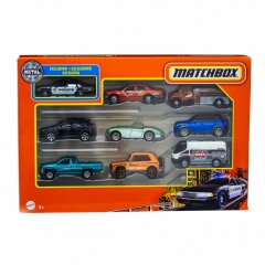 Police Pack Com 9 Matchbox - Mattel X7111-HFL57