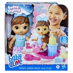 Morena Sudsy Styling Salçao De Espuma Baby Alive - Hasbro F5113
