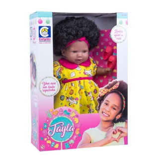 Menina Anny Doll Baby Bebê Reborn - Cotiplás 2441 - Noy Brinquedos