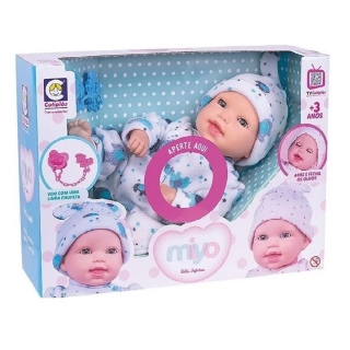 Boneca Tipo Bebê Reborn - Cotiplás 2032 - Noy Brinquedos