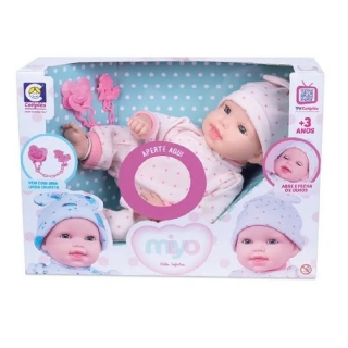 Menina Anny Doll Baby Bebê Reborn - Cotiplás 2441 - Noy Brinquedos