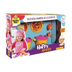 Happy House Jogo De Panelas - Samba Toys 0540