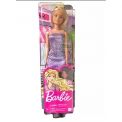 Loira Vestido Roxo Barbie - Mattel T7580-HJR93