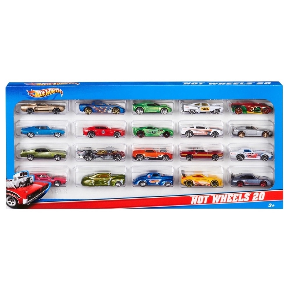 20 Carros Pacotes Hot Wheels Sort - Mattel H7045 - Noy Brinquedos