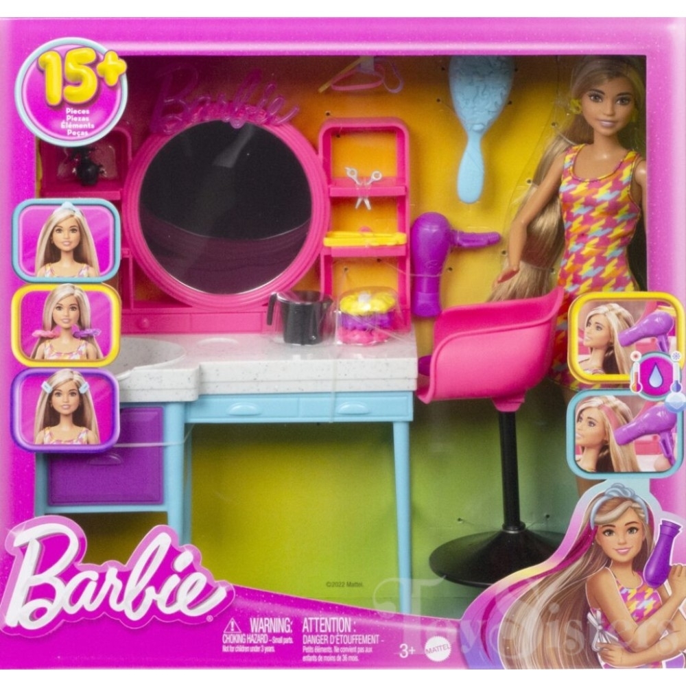 Salão de Beleza da Barbie Anos 1980