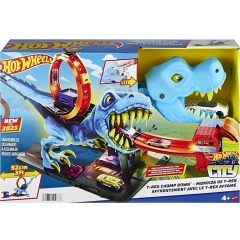 Mordida T-Rex Devorador Pista Hot Wheels - Mattel HKX42
