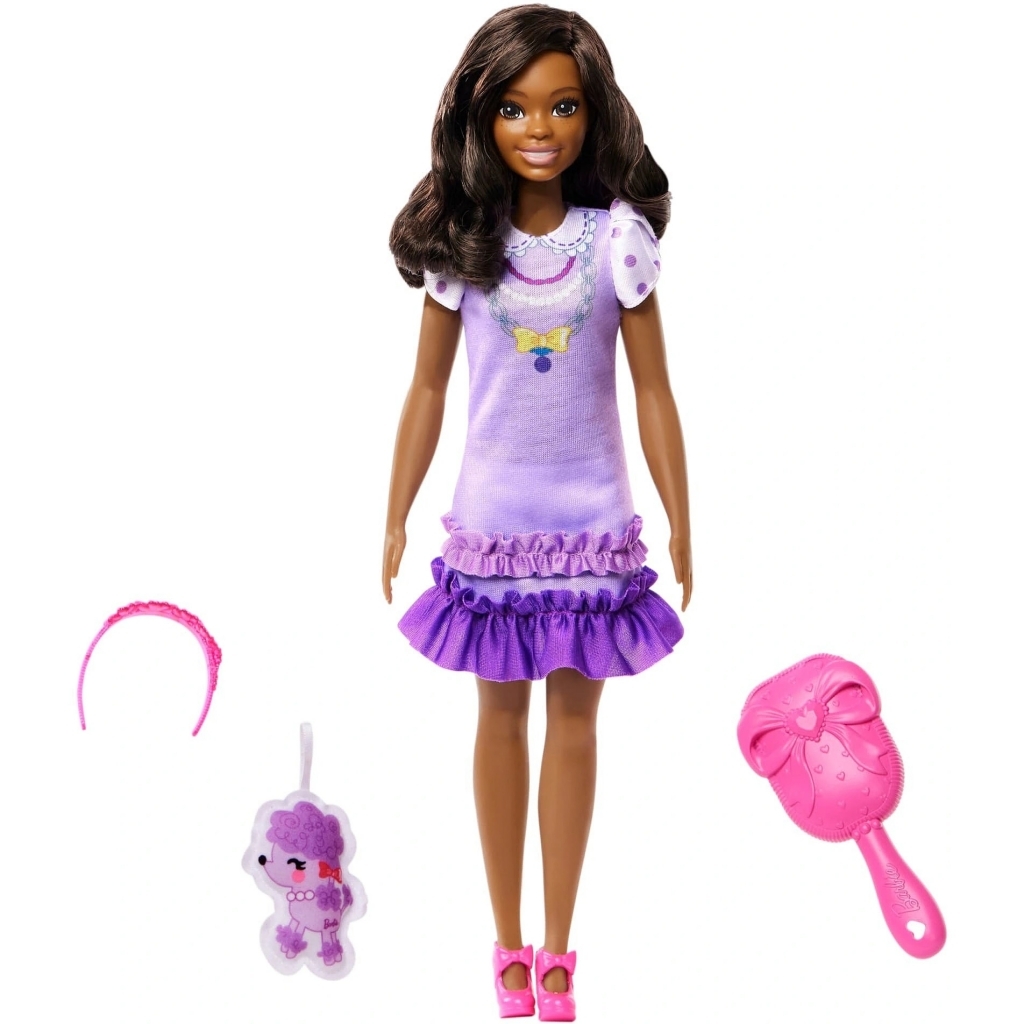 Negra Minha Primeira Barbie - Mattel HLL18-HLL20 - Noy Brinquedos