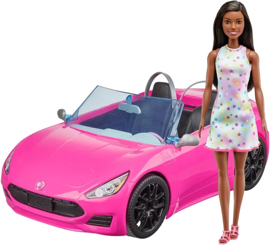 Carro Super Conversível Para Barbie Pink Grande 60 Cm Líder