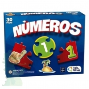 Brincar De Aprender Numeros 30 Pcs Escolar - Pais e Filhos 2893.1