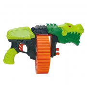 Pistola Super Shot Dual Fight Lança Dardos +bola De Gel Nerf